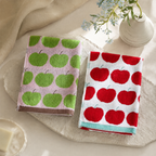 CouldNook Fruit Pattern Cotton Towel - Apple and Pear Size Options