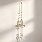 CouldNook Hummingbird Suncatcher - Feather Or Faceted Pendant Hanging Designs
