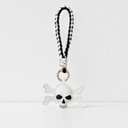 CouldNook Halloween Keychain Charm - Beaded Loops and Rope Motifs