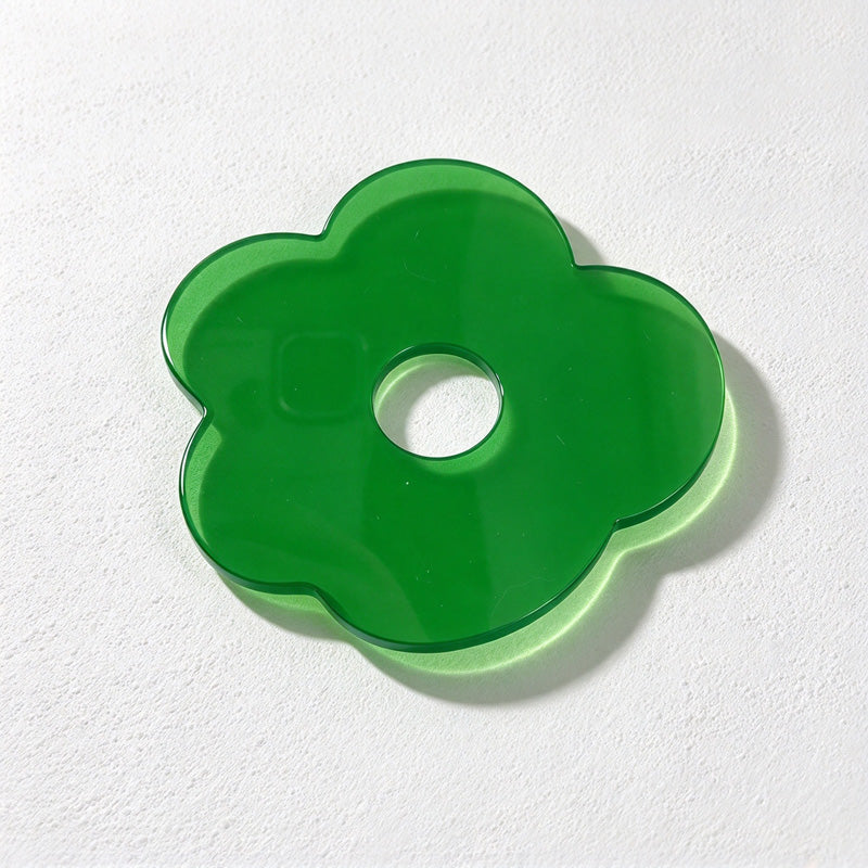 CouldNook Flower Coaster - Translucent Acrylic Petals and Open Round Center