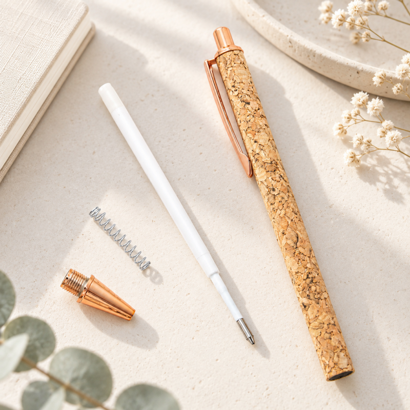 CouldNook Patterned Ballpoint Pen - Grid, Scale and Spotted Barrel Designs