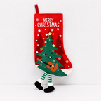 CouldNook Christmas Stocking - Character Motifs and Decorative Cuff Details