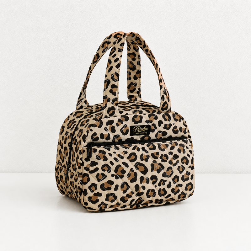 CouldNook Quilted Lunch Bag - Rounded Profile and Zipper Pocket