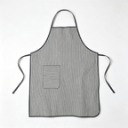 CouldNook Striped Bib Apron - Bright Piped Kitchen Cover