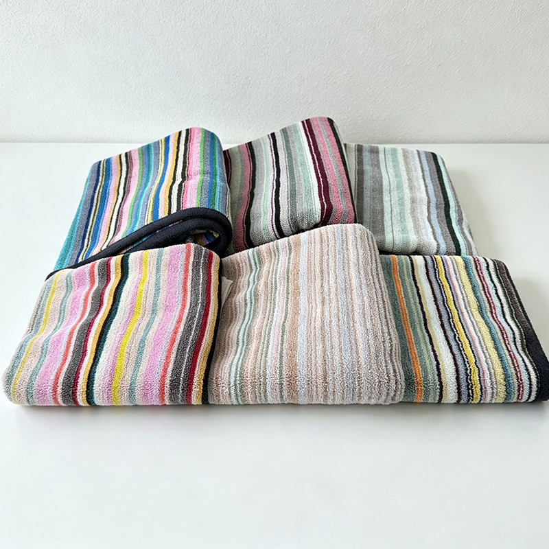 CouldNook Dotted Stripe Bath Towel - Textured Everyday Wrap