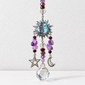 CouldNook Celestial Suncatcher - Sun Moon Star Charms