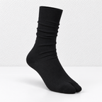 CouldNook Slouch Split-Toe Socks - Plain Long Legs