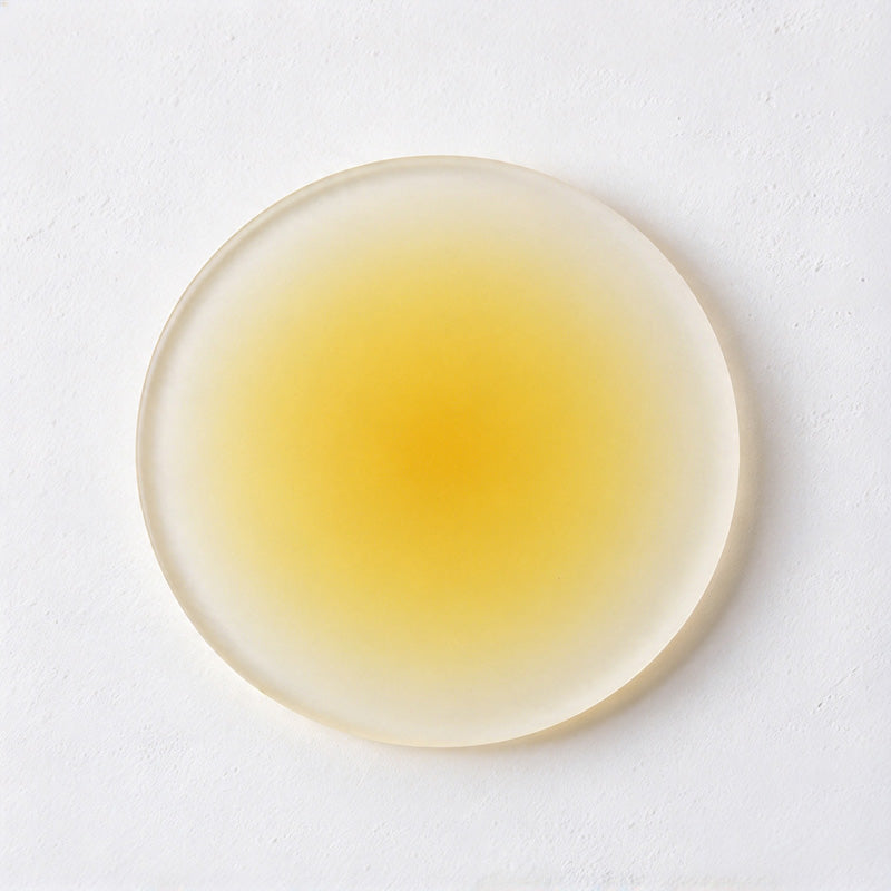 CouldNook Frosted Coaster - Soft Color Halo and Round Minimal Outline