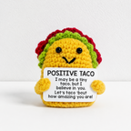 CouldNook Taco Message Card Figure - Layered Shell Shape