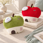 CouldNook Apple Cushion - House Details And Optional Matching Blanket