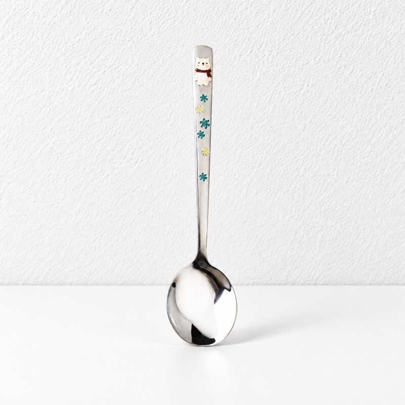 CouldNook Stainless Steel Dessert Spoon - Slender Long Handle