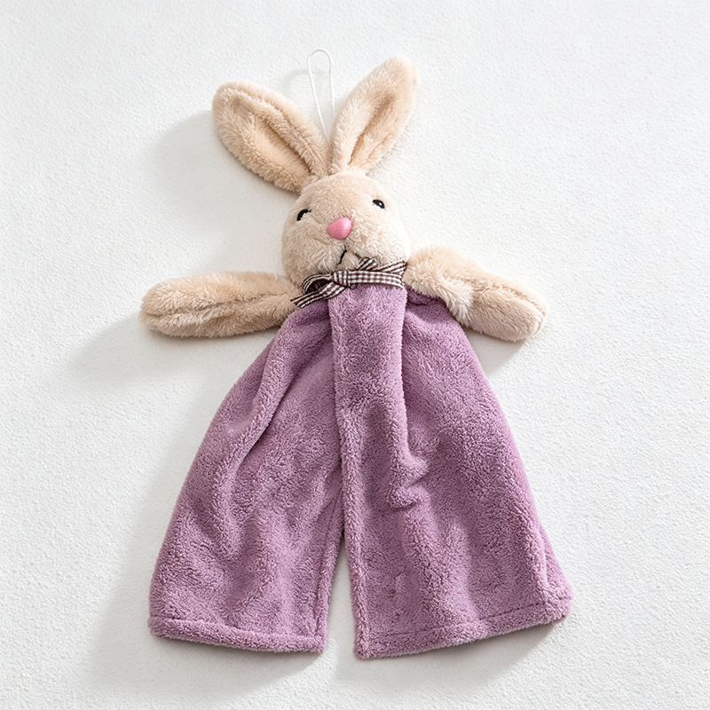 CouldNook Rabbit Hanging Hand Towel - Soft Drape Design