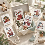 CouldNook Christmas Character Card Set - Six Illustrated Designs