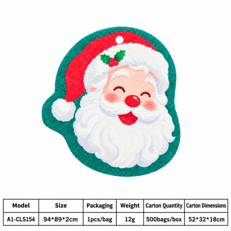 Compressed Christmas Dishwashing Sponges That Expand When Wet