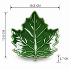 CouldNook Maple Leaf Jewelry Dish - Veined Glaze