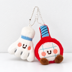 CouldNook Sports-themed Accessory - Plush Rackets and Playful Ball Character Designs