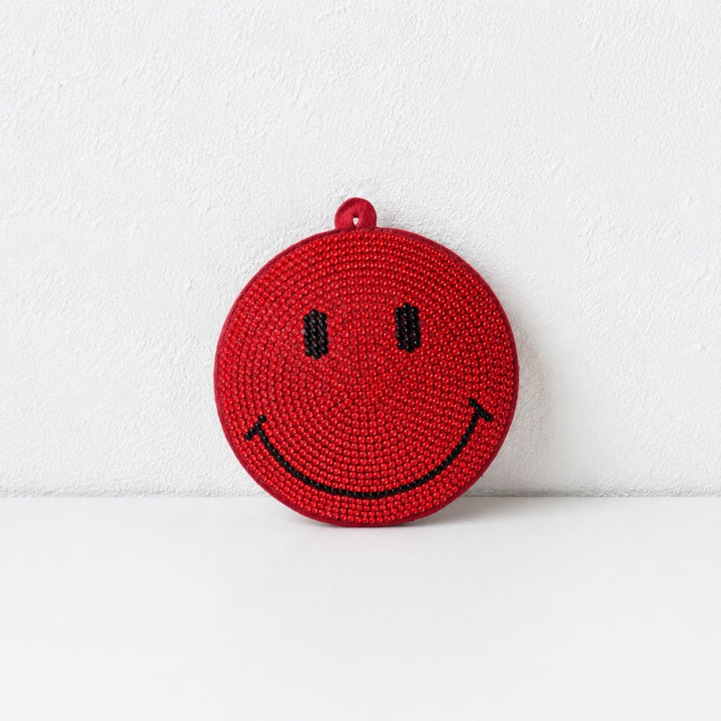 CouldNook Rhinestone Smiley Face Charm - Star Bag Pendant