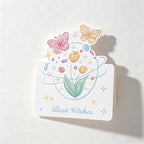 CouldNook Floral Greeting Card - Romantic Motifs In Soft Illustrated Colors