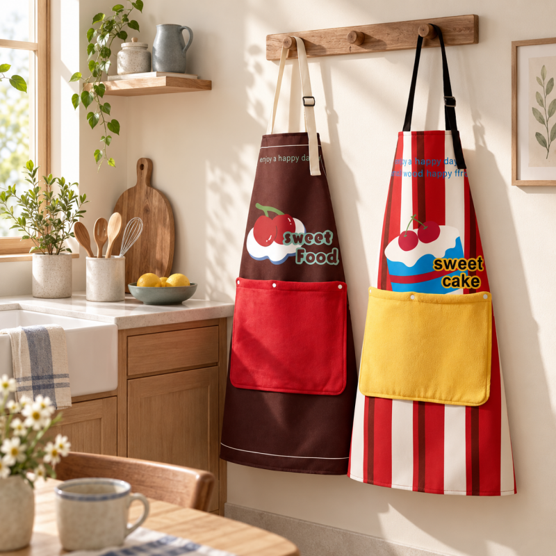 CouldNook Pocket Kitchen Apron - Neat Countertop Presence Kitchen Wear