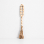CouldNook Wood Bead Tassel Wall Hanging - Celestial Designs