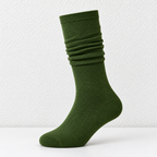 CouldNook Slouch Crew Socks - Muted Solid Colors