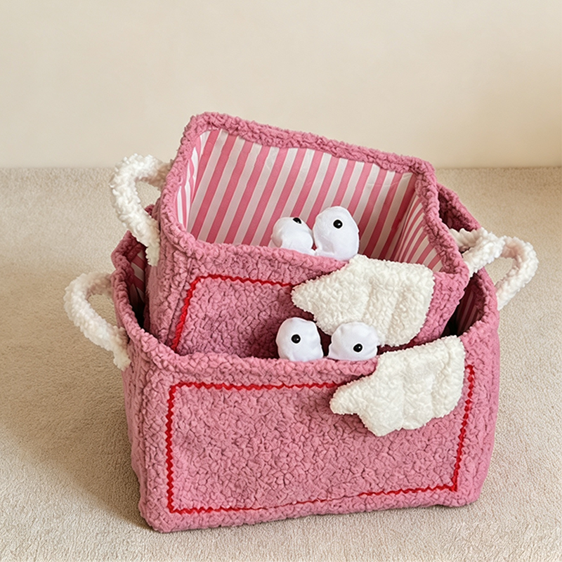 CouldNook Chunky Knit Toy Organizer Basket - Relaxed Daily Helper