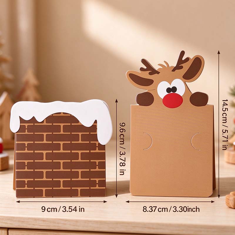 Christmas Cash Gift Holder with Chimney Sleeve