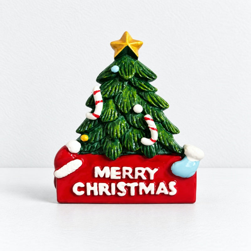 CouldNook Christmas Tree Magnet - Layered Holiday Sign Accent