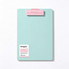 A4 Clipboard with Contrasting Pastel Top Clip