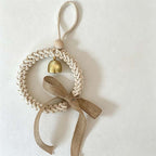 CouldNook Woven Bell Wall Hanging - Single Double Rings