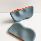CouldNook Silicone Eyewear Storage Pouch - Curved Zip Closure