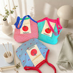 CouldNook Reversible Mesh Tomato Tote Bag - Printed Lining