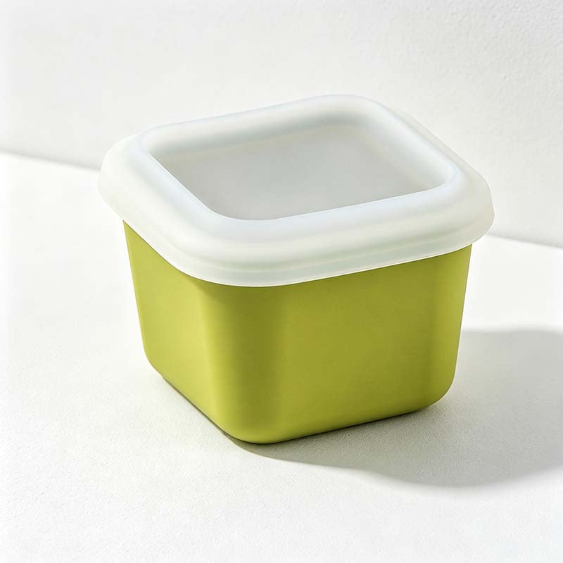 CouldNook Silicone Snack Freezer Cup - Square Lidded Container