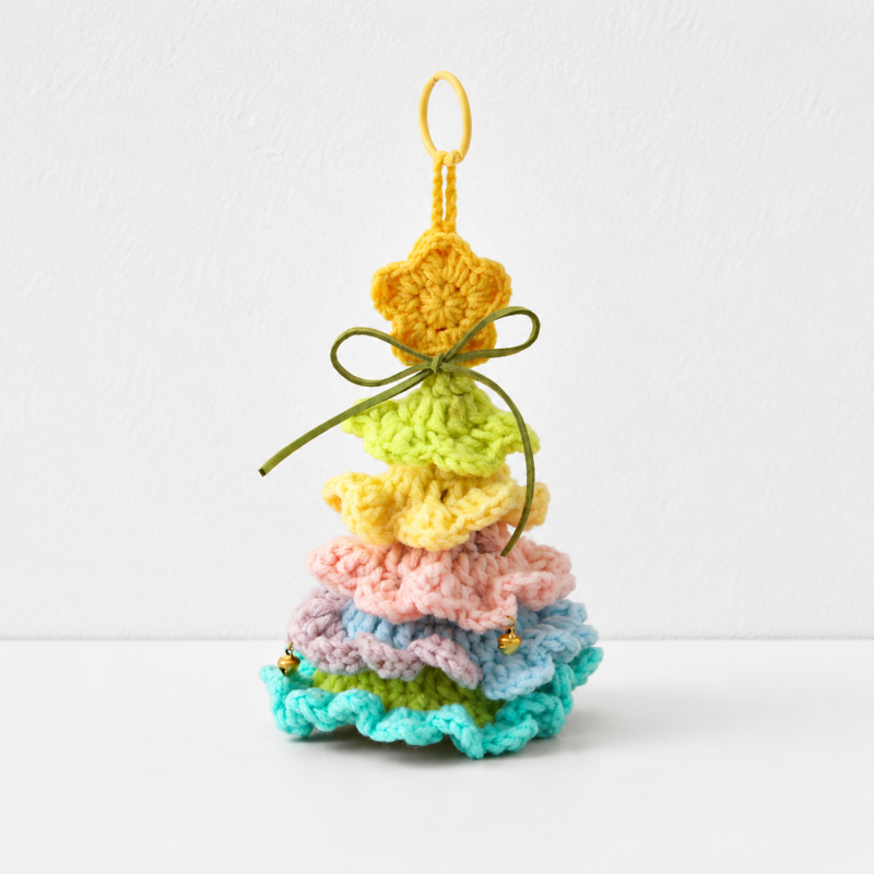 CouldNook Tiered Christmas Tree Ornament - Bell Pendant Detail