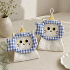 CouldNook Cat Tissue Holder - Fish Motif and Hanging Loop