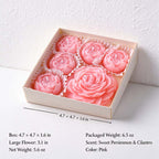 CouldNook Peony Scented Candle Set - Sculpted Floral Gift