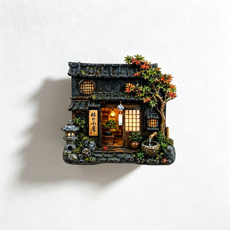 CouldNook Miniature House Fridge Magnet - Raised Shopfront and Cottage Scenes