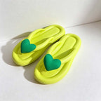 CouldNook Fruit Slippers - Five Colorful Linen-Look Designs Collection