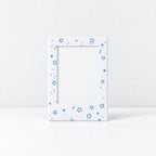 CouldNook Mini Photo Frame Magnet - Colorful Confetti Border