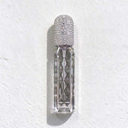 CouldNook Glass Perfume Spray Bottle - Geometric Body And Decorative Cap