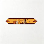 CouldNook Halloween Printed Table Runner‑Tassel Decor Table