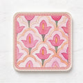CouldNook Patterned Coaster - Rounded Square and Colorful Illustrated Surface Choices