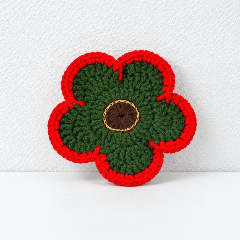 CouldNook Yarn Coaster - Festive Figures and Shaped Cup Accents