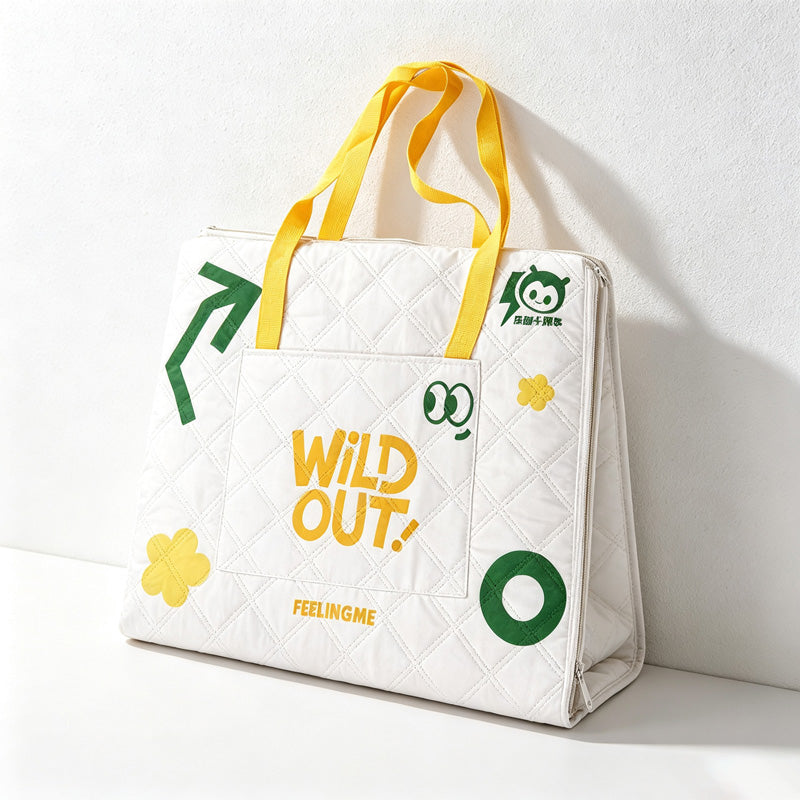 CouldNook Wildflower Picnic Mat - Integrated Tote Handles Collection