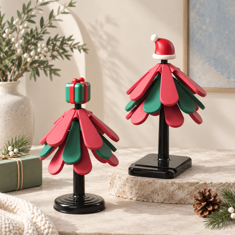 CouldNook Christmas Tree Trivet - Detachable Silicone Pieces Accent
