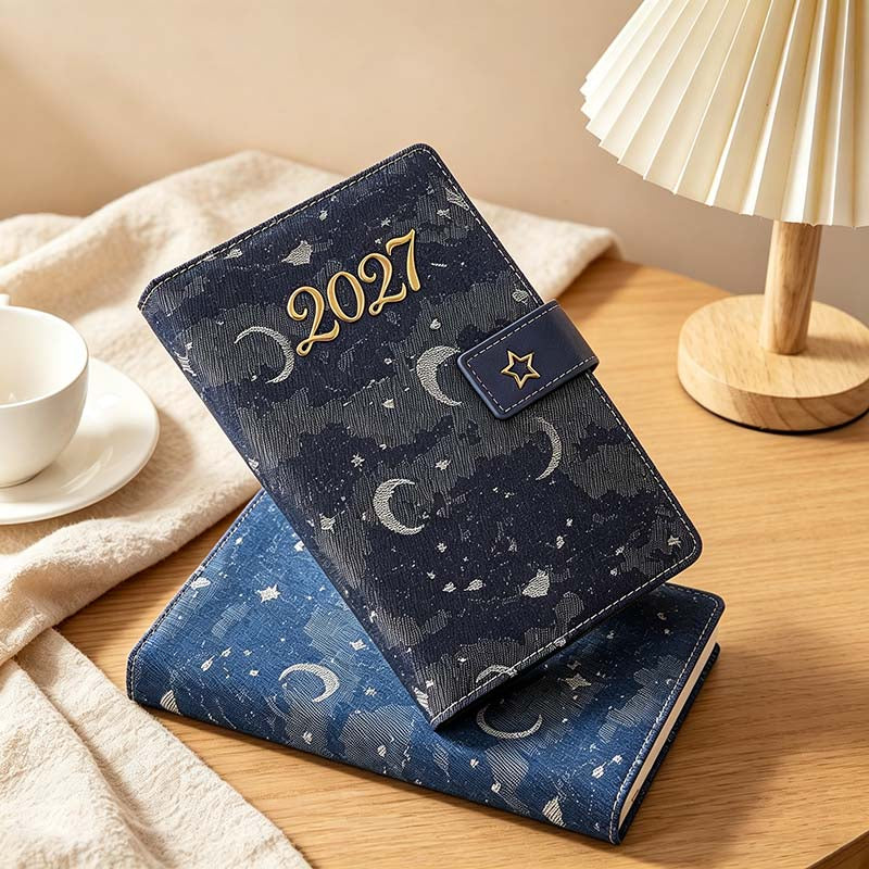 CouldNook 2027 Celestial Planner - Denim Snap Cover Collection