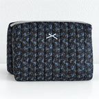 CouldNook Floral Makeup Bag - Tiny Bow Accent