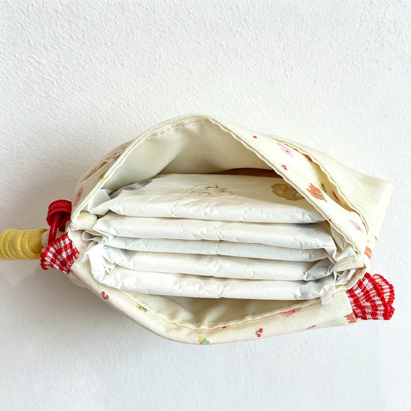 CouldNook Fabric Travel Pouch - Printed Snap Closure Designs