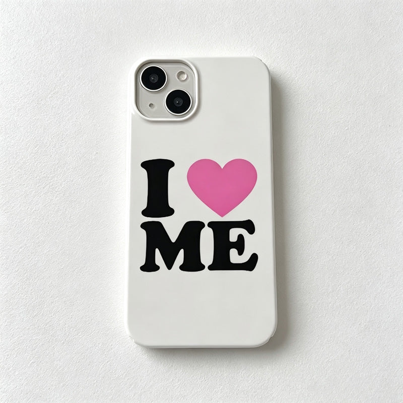 CouldNook iPhone 17 Series White Self Love Phone Case - Message Graphic Cover