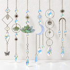 CouldNook Decorative Suncatcher - Celestial and Nature Motifs in Hanging Arrangements